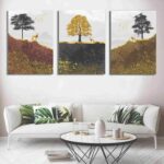Set of 3 Wall Art Wooden Phototile Frames for Wall Decor