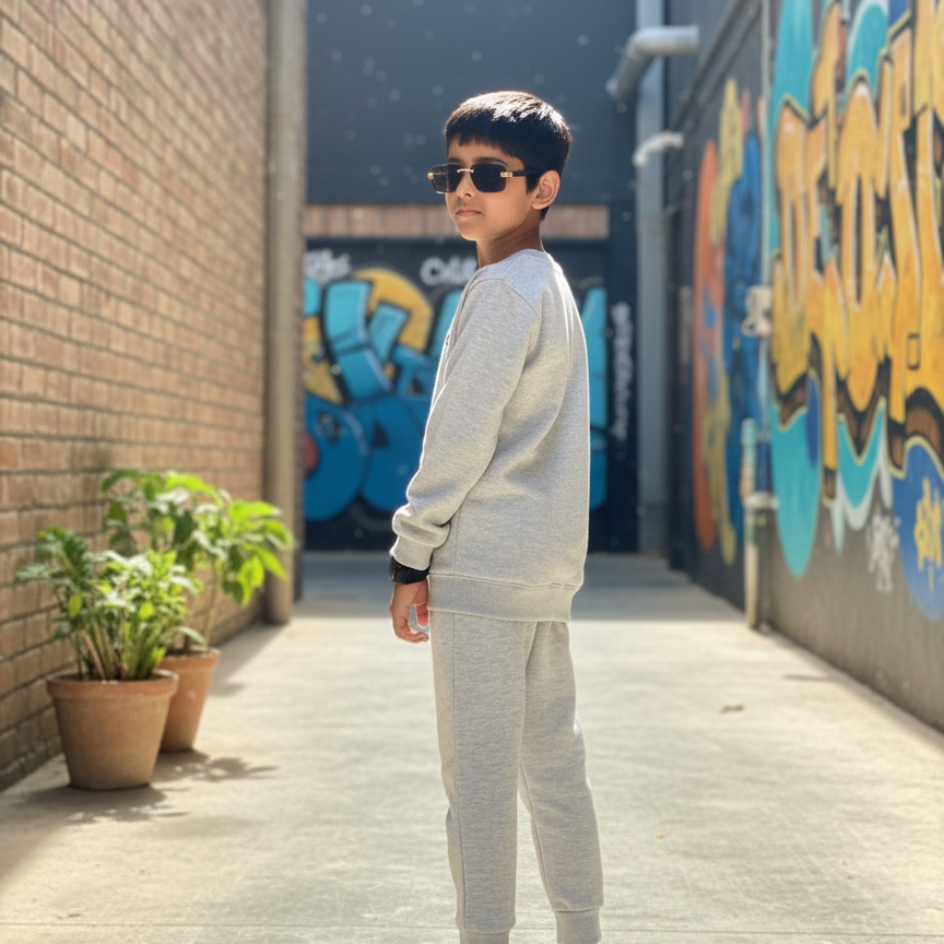 54c8920afc56cf33293f390bf0e1852f.png Kids winter tracksuit set with fleece jumper and matching pants