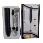 USB rechargeable electric coffee frother with stainless steel whisk