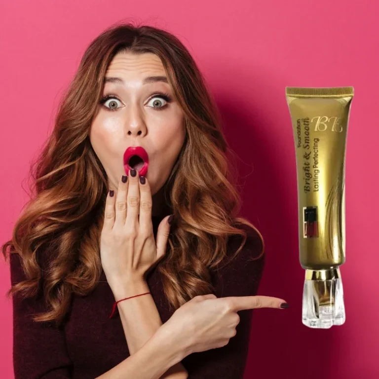 BB Makeup Foundation Bright & Smooth cream tube front view