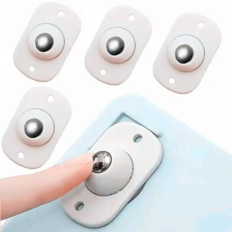 Pulley wheel set of 4 pieces for smooth rotation and compact design