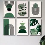 Set of 6 Premium Wall Art Photo Tiles – Modern Home Decor Sets 8x11