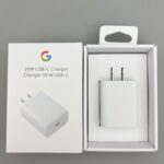 Google 30W USB-C fast charger front view