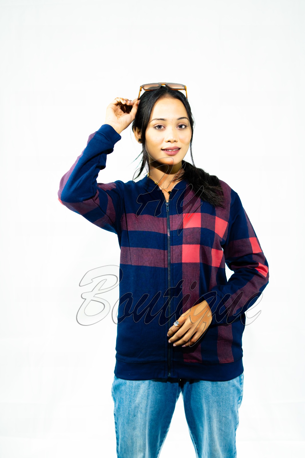 6b16792bca468c78d33de928e441f751.jpeg Ladies plain warm winter jacket in soft fleece