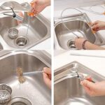 60cm stainless steel hair catcher drain cleaning stick
