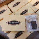 Mini magnetic GPS tracker front view