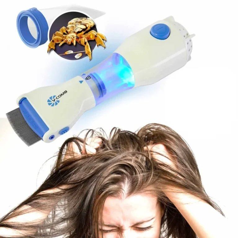 Electric V-Comb Anti Lice Machine front view with LED light