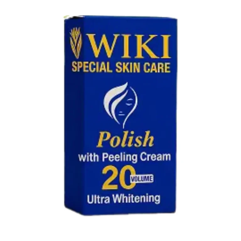 Wiki Exfoliating Skin Polish jar with natural ingredients