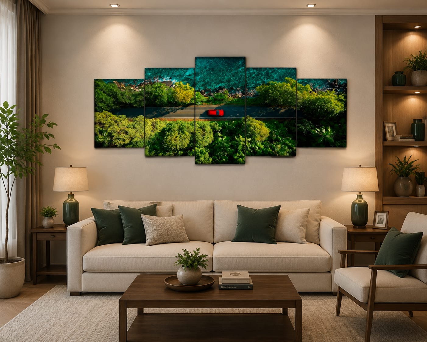 7db5a5d7ab08a7766930baa848ef366e.jpeg 5-piece wooden coastal drive wall art with ocean and forest view