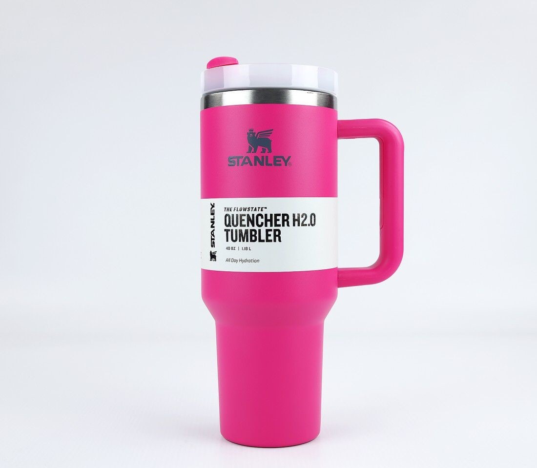 7f6c3509590c3886e23a5a4ecbcf7303.jpg Stanley 40 Oz (1200ML) Stainless Steel Vacuum Insulated Tumbler with Straw – Leak-Proof Quencher Cup for Hot & Cold Beverages, Travel Mug, Gym Water Bottle, Coffee Thermos -Random Colors | Stanley | (With Box) - Image 1