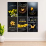 Set of 6 Premium Wall Art Photo Tiles – Modern Home Decor Sets