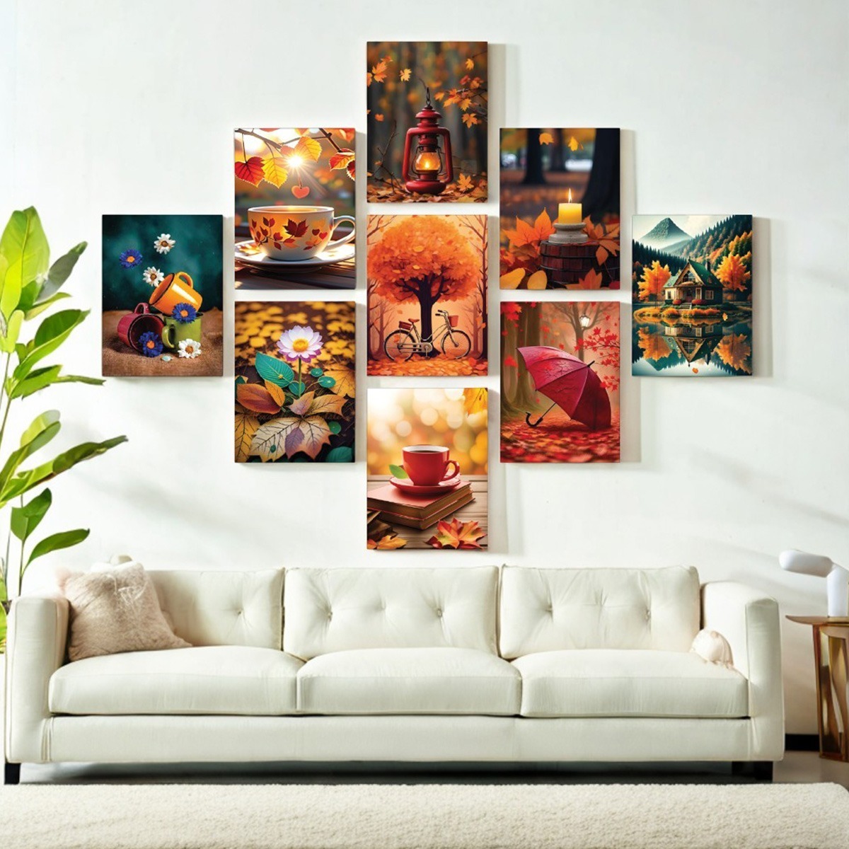 8279c55e16781dc239e30e2530bc4003.jpeg 9-piece wooden sticky wall frames set displayed on a wall