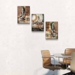 Arabic calligraphy wall frame set displaying SubhanAllah in elegant script