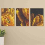 Set of 3 Wall Art Wooden Phototile Frames for Wall Decor