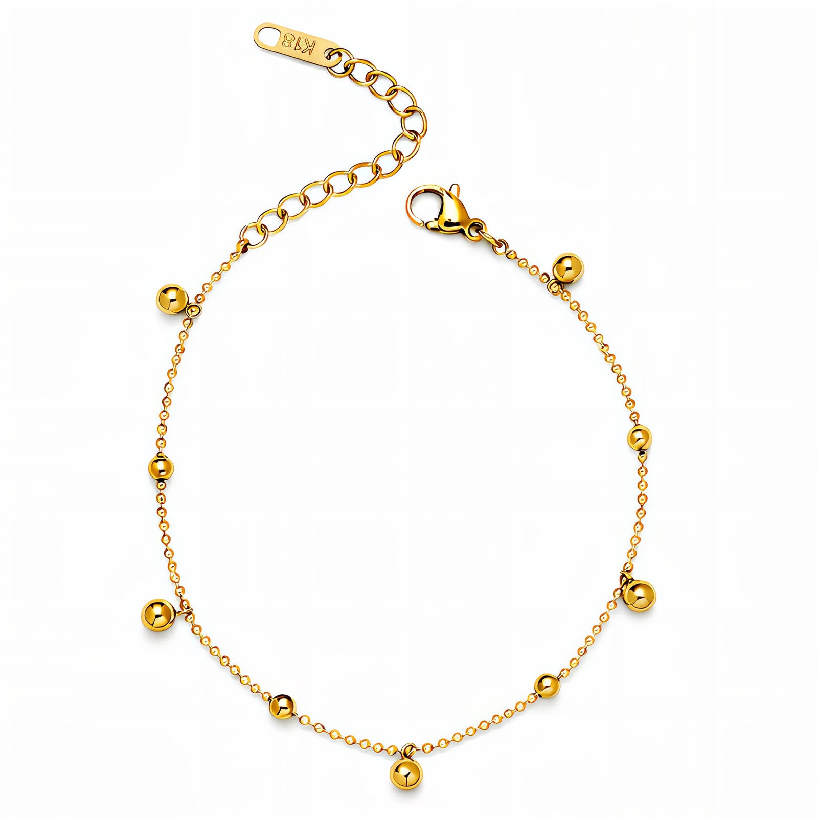 87780-0_073157_1600_new_125744 Close-up of 18K gold plated stainless steel bracelet on wrist