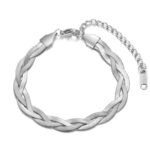 stainless steel bracelet front view