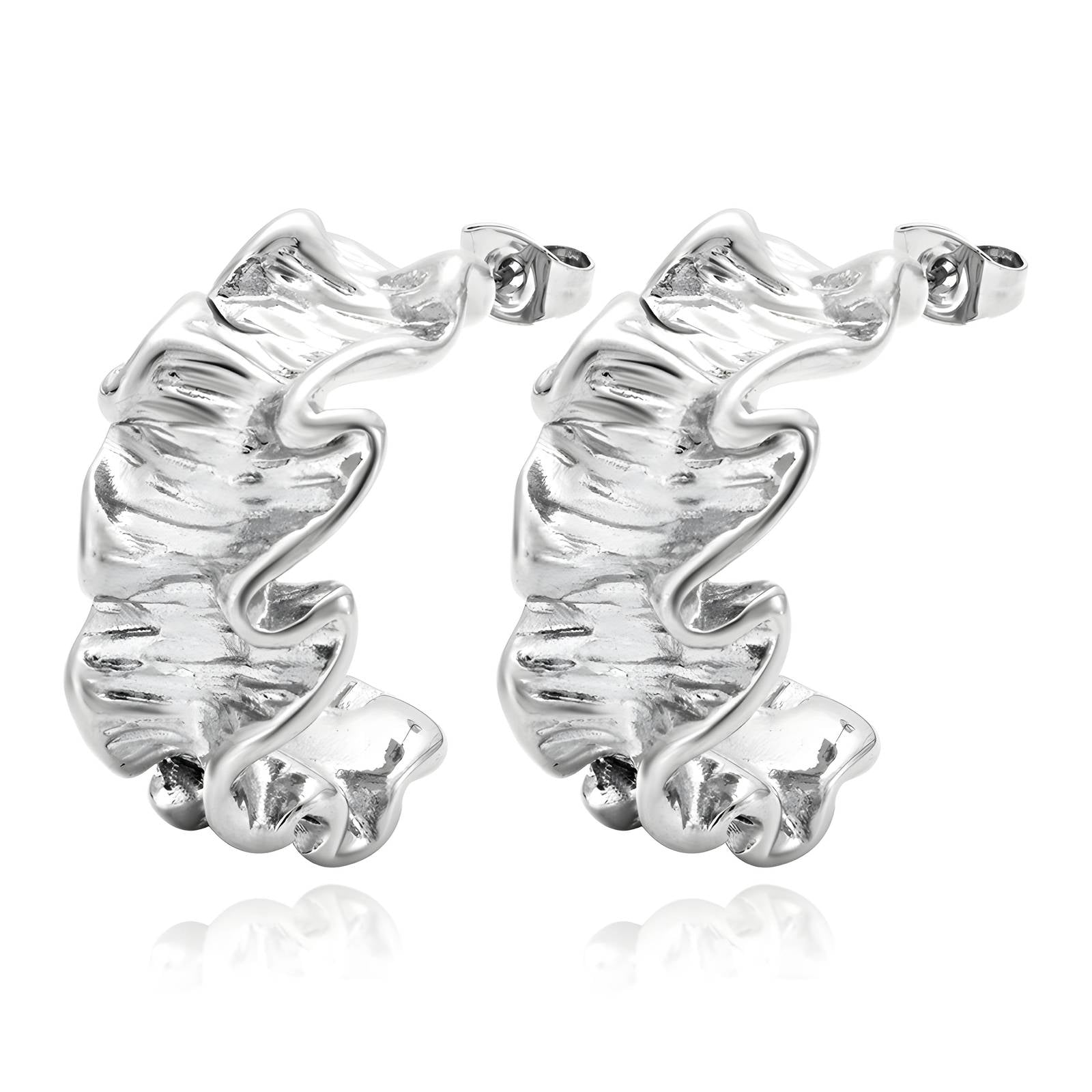88086-0_070637_1600 stainless steel stud earrings front view