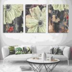 Set of 3 Wall Art Wooden Phototile Frames for Wall Decor