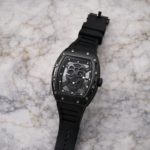 Skull Skeleton Matte Sport Watch – Luxury Metal Tonneau Style Wristwatch with Silicone Strap
