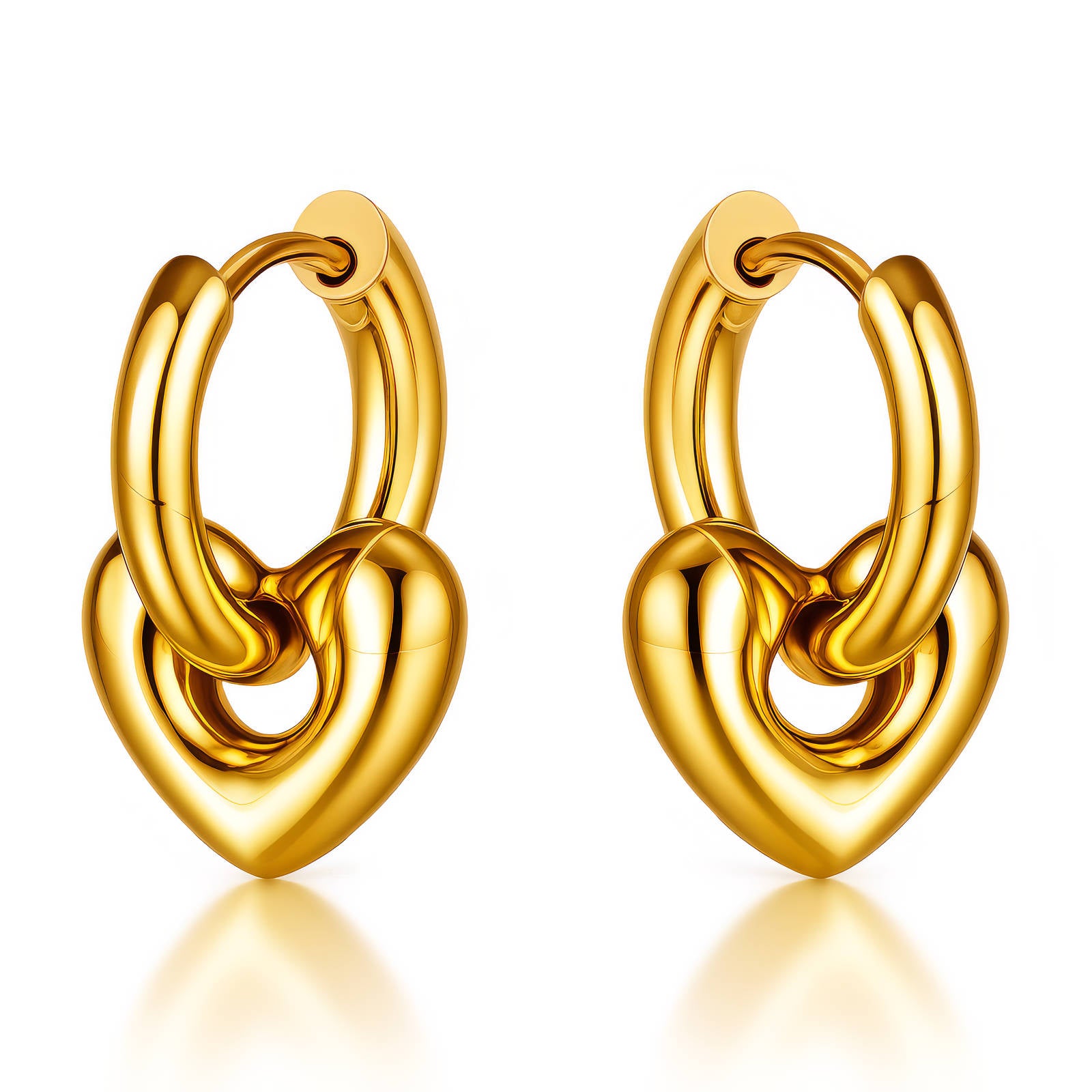 89530-0_084022_new_1517261_152955 18K gold plated stainless steel heart earrings with Congo closure