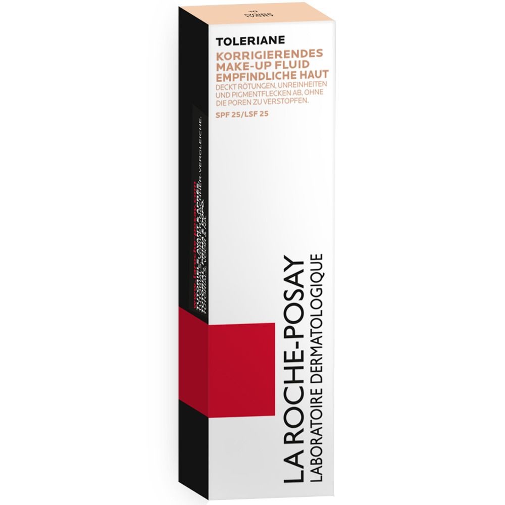 899699a6bf47e4872971266b0dc718cb.jpg La Roche-Posay Toleriane Corrective Liquid Foundation SPF 25 – High-Coverage, Lightweight Makeup for Sensitive Skin - 30ml – Shade: Ivory - Image 1