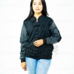 Stylish warm winter jacket for girls and women front view