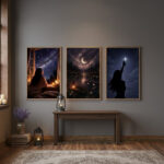 3 Pcs Wooden Sticky Wall Frames Set 8x11 Inch Ready Size Self Adhesive Wooden Photo Frames For Wall Decoration With Sticky Tape