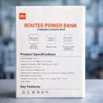 Mi Router Power Bank UPS – 12V/9V WiFi Router Backup Battery for PTCL, StormFiber & Fiber Modems (Without Adapter)