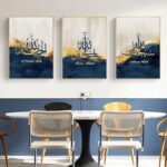 Set of 3 Premium Wall Art Photo Tiles – Modern Home Decor Sets 8x11
