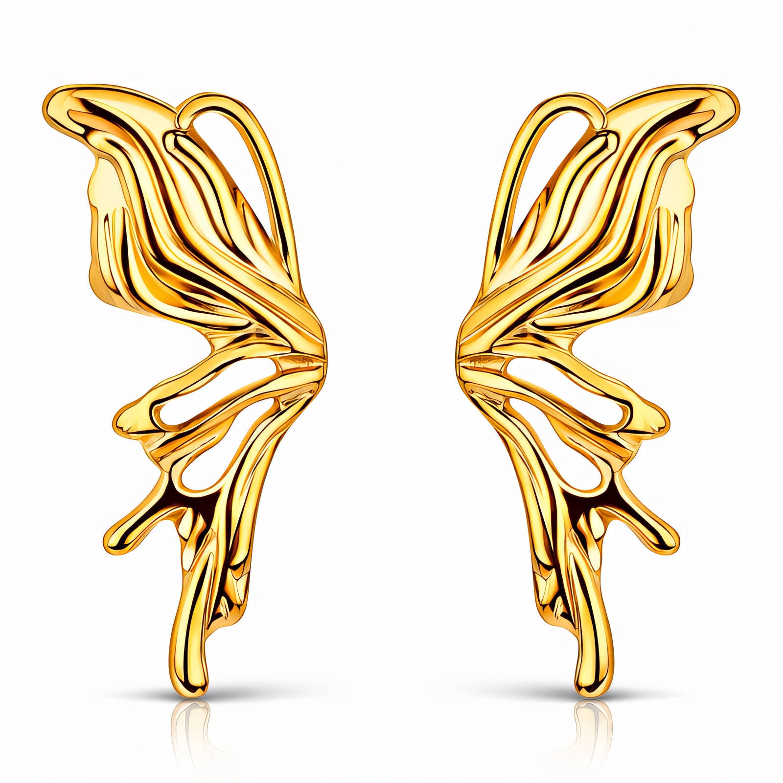 90514-0_new_1301107400 18K gold plated stainless steel butterfly stud earrings