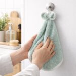 Royal Bow Hanging Napkin Towel – Super Absorbent Microfiber Hand Towel with Loop