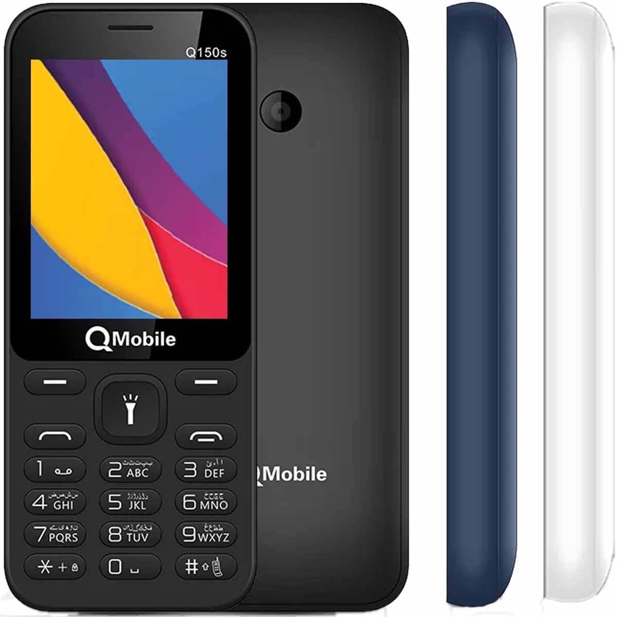9aa6fabf572df7e98e23cf555d2a8f5c.jpeg QMobile Q150S Dual Sim PTA Approved Mobile With 2.4 Inches LCD 1000mAh Battery Digital Camera And Wireless FM Radio (Random Color) - Image 1
