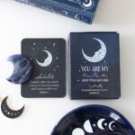 Sodalite Crystal Moon Keepsake Stone in a Box