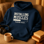 Printed premium hoodie for men and boys front view