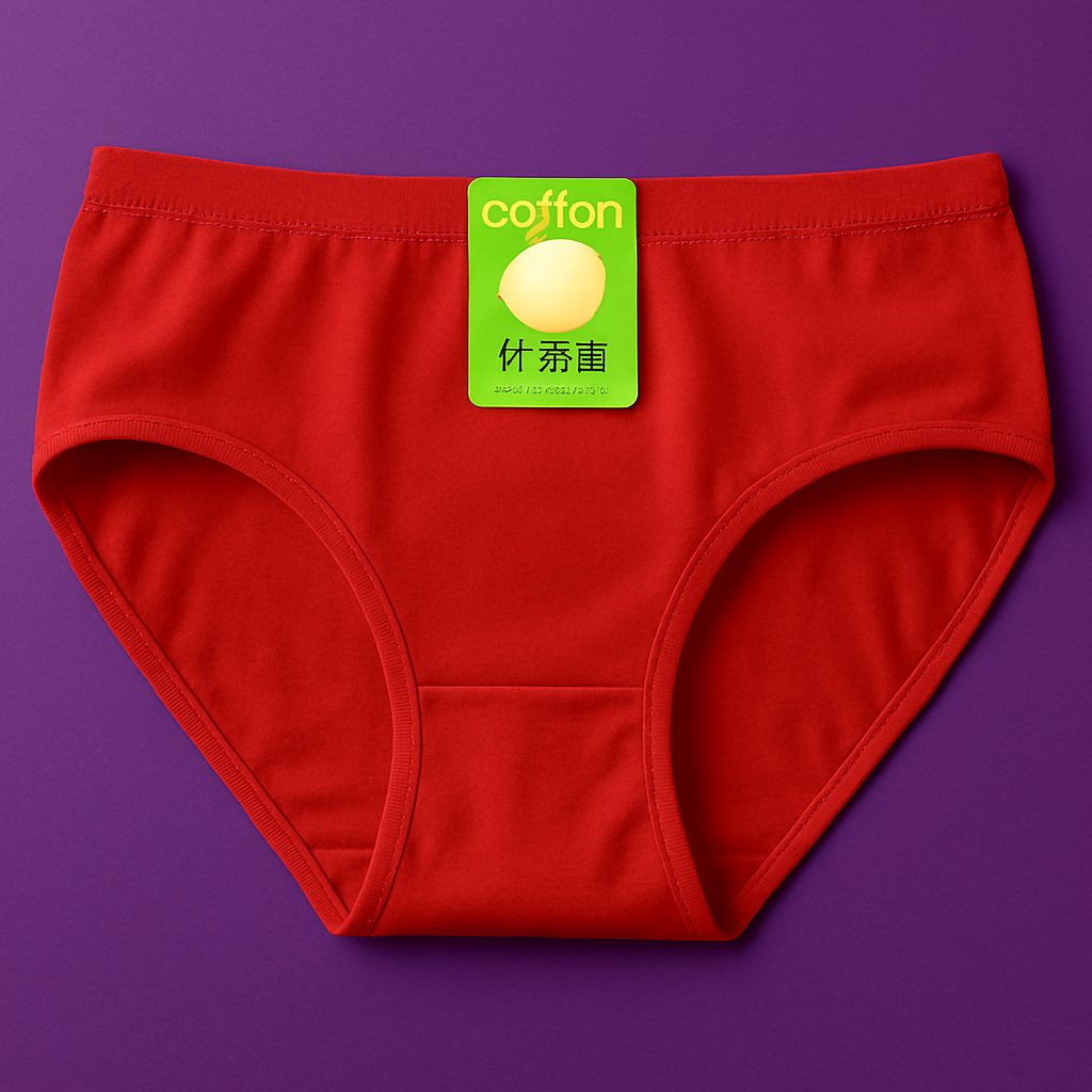 Copilot_20250909_173537.png Jersey Plain Panty for Women – Soft & Comfortable Everyday Underwear, Lightweight and Breathable Lingerie in Red (1 Piece) - Image 1