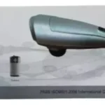 2018c infrared light massager rod angled view grey color