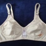 Jersey Soft Fabric Non-Padded Bra for Women – Plain Comfortable & Lightweight Everyday Wear Lingerie in Beige, Available Sizes 32 to 42