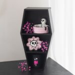 Small Black Coffin Shelf