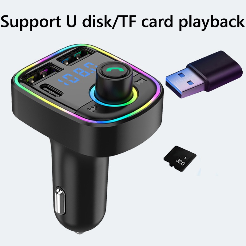 Hbb8b2f0cd3254395b2454382a657a9efu.jpg C1 - Car Mp3 Player | Car Wireless FM Transmitter | Car Mp3 Modulator | Car Accessories ( Random Color ) - Image 1
