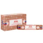 Set of 12 Musk Incense Sticks by Satya (12/50)