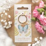 Luna Butterfly Keyring
