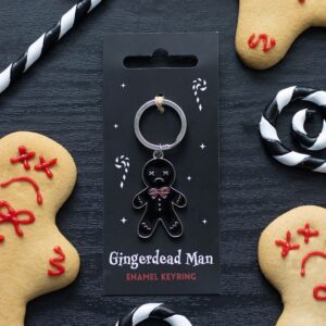 Spooky Gingerbread Man Keyring