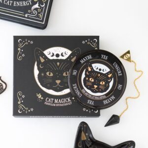 Black Cat Magick Pendulum Divination Kit