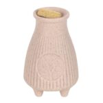 Greige Ribbed Palo Santo Brick Burner