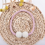 Curtain Buckle Magnetic Clip Bead Curtain Tie back Hanging Ball Curtain (1 pair) - (random color)