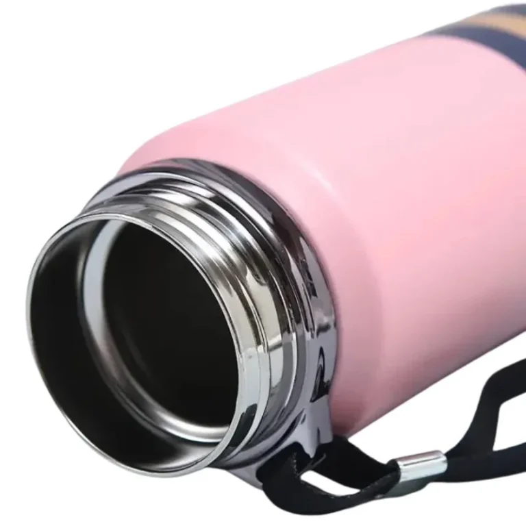 800ml digital smart vacuum water bottle front view