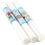 waterproof anti-slip fridge and shelf mat rolled out on kitchen surface