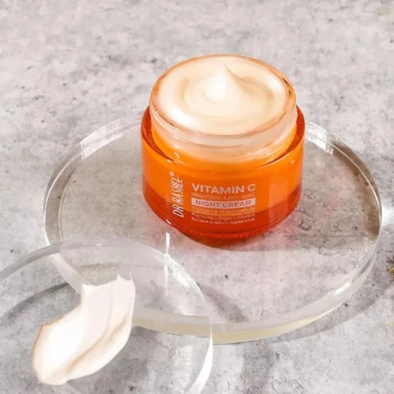 ProductImage44_1761740058.webp Dr Rashel Vitamin C Brightening Night Cream jar front view