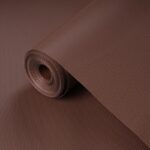 Brown waterproof anti-slip fridge mat on kitchen shelf