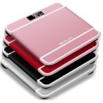 iScale digital LED bathroom scale on white background